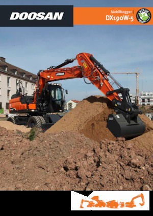 Mobiele graafmachines Doosan DX190W-5