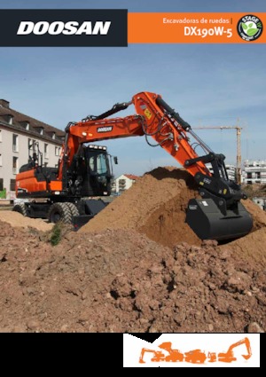 Mobiele graafmachines Doosan DX190W-5