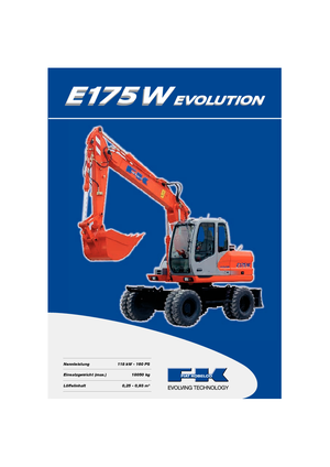 Mobiele graafmachines Fiat Kobelco E 175 WT