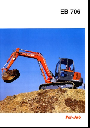 Rupsgraafmachines Pel-Job EB 706 PV