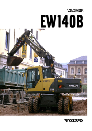 Mobiele graafmachines Volvo EW140B