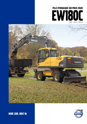 Mobiele graafmachines Volvo EW180C