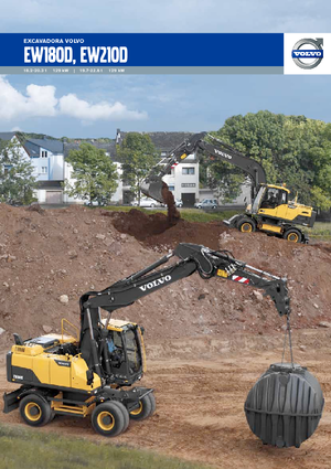 Mobiele graafmachines Volvo EW210D