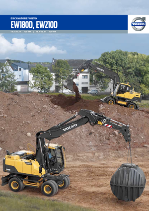 Mobiele graafmachines Volvo EW210D
