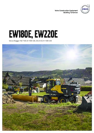 Mobiele graafmachines Volvo EW220E