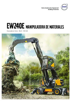 Mobiele graafmachines Volvo EW240E MH