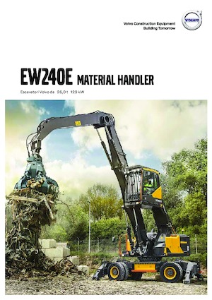 Mobiele graafmachines Volvo EW240E MH