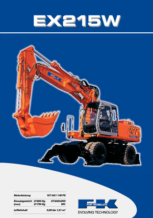 Mobiele graafmachines Fiat Kobelco EX 215 WT