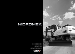 Mobiele graafmachines Hidromek HMK 200 W