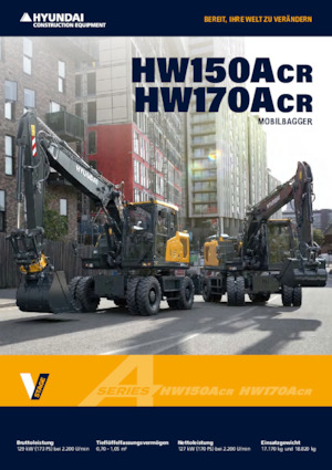 Mobiele graafmachines Hyundai HW150ACR