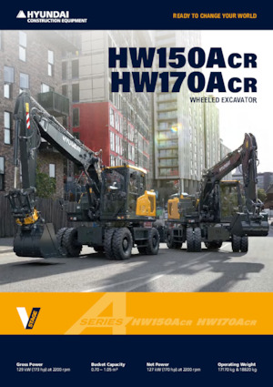 Mobiele graafmachines Hyundai HW150ACR