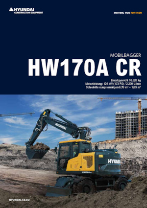 Mobiele graafmachines Hyundai HW170A-CR