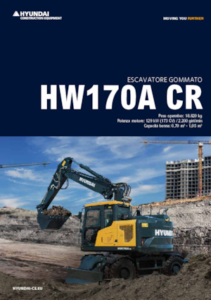 Mobiele graafmachines Hyundai HW170A-CR