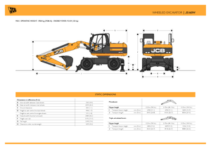Rupsgraafmachines JCB JS 160 W