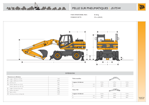 Mobiele graafmachines JCB JS 175 W