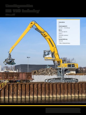 Graafmachines in overslaguitvoering Liebherr LH 110 M Industry Litronic