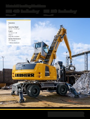 Graafmachines in overslaguitvoering Liebherr LH 50 M Industry Litronic