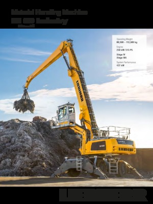 Graafmachines in overslaguitvoering Liebherr LH 80 M High Rise Industry Litronic