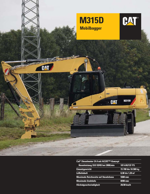 Mobiele graafmachines Caterpillar M315D VAH