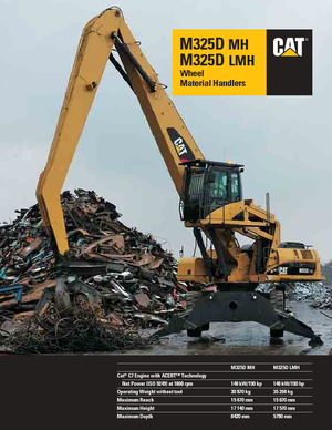 Mobiele graafmachines Caterpillar M325D L MH