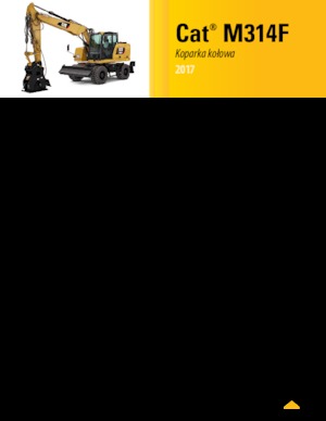 Mobiele graafmachines Caterpillar M314F