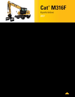 Mobiele graafmachines Caterpillar M316F