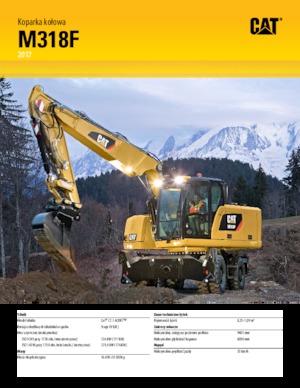 Mobiele graafmachines Caterpillar M318F