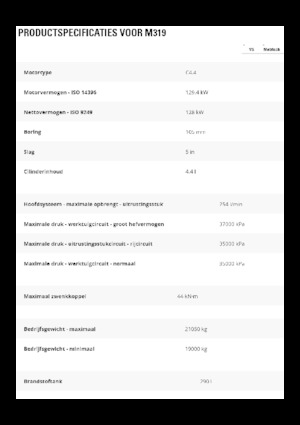 Mobiele graafmachines Caterpillar M319