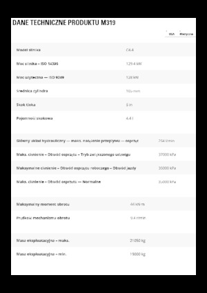 Mobiele graafmachines Caterpillar M319