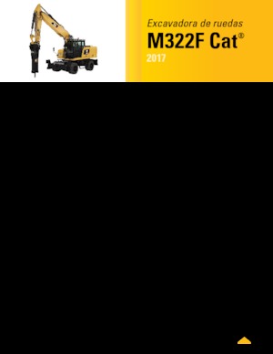 Mobiele graafmachines Caterpillar M322F