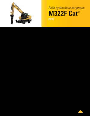 Mobiele graafmachines Caterpillar M322F
