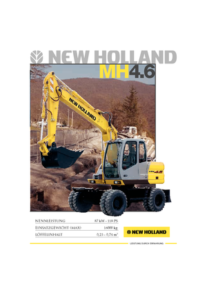 Mobiele graafmachines New Holland MH 4.6