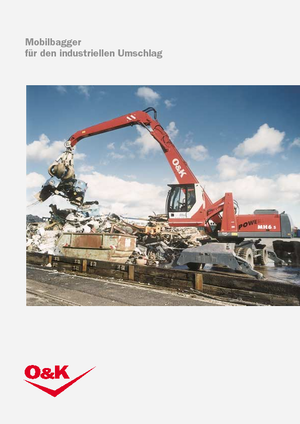 Mobiele graafmachines O&K MH 5.5