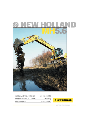 Mobiele graafmachines New Holland MH 5.6