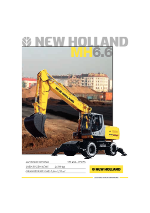 Mobiele graafmachines New Holland MH 6.6