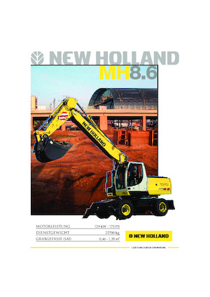 Mobiele graafmachines New Holland MH 8.6