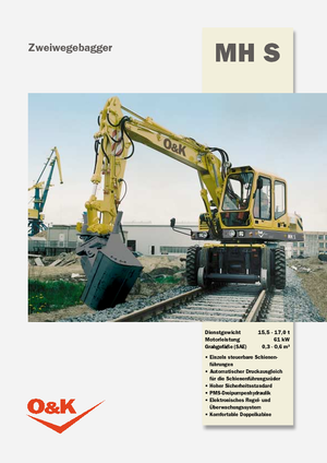 Mobiele graafmachines O&K MH S