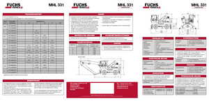 Graafmachines in overslaguitvoering Terex-Fuchs MHL 331