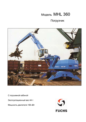 Graafmachines in overslaguitvoering Fuchs MHL 360