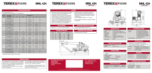 Graafmachines in overslaguitvoering Terex-Fuchs MHL 434