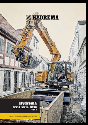 Mobiele graafmachines Hydrema MX 14