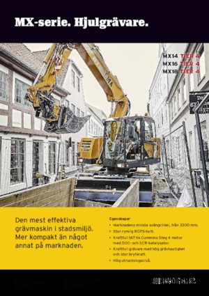 Mobiele graafmachines Hydrema MX 14