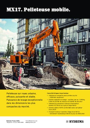 Mobiele graafmachines Hydrema MX 17