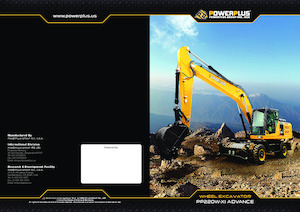 Mobiele graafmachines PowerPlus PP220W-XI ADVANCE