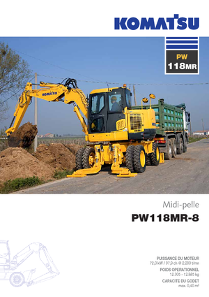Mobiele graafmachines Komatsu PW118MR-8