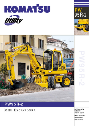 Mobiele graafmachines Komatsu PW95 R-2