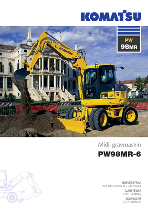 Mobiele graafmachines Komatsu PW98MR-6