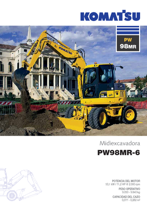 Mobiele graafmachines Komatsu PW98MR-6