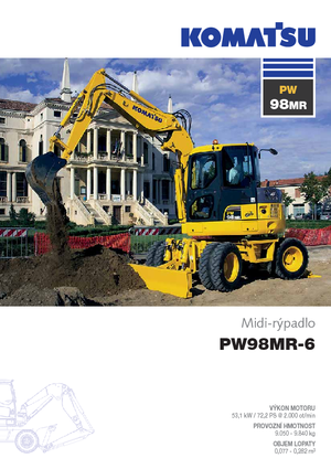 Mobiele graafmachines Komatsu PW98MR-6