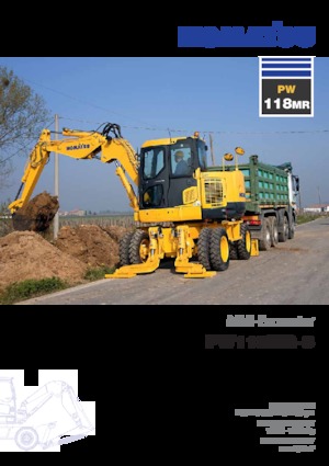 Mobiele graafmachines Komatsu PW118MR-8